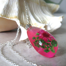 Load image into Gallery viewer, (On Sale!) Bubblegum Real Flower Necklaces