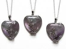 Load image into Gallery viewer, (New!) Fluorite Rose Stem Necklaces