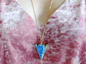 Lapis Lazuli Arrowhead Necklaces