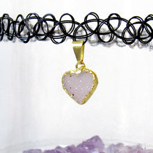 Load image into Gallery viewer, Snow Druzy Tattoo Choker