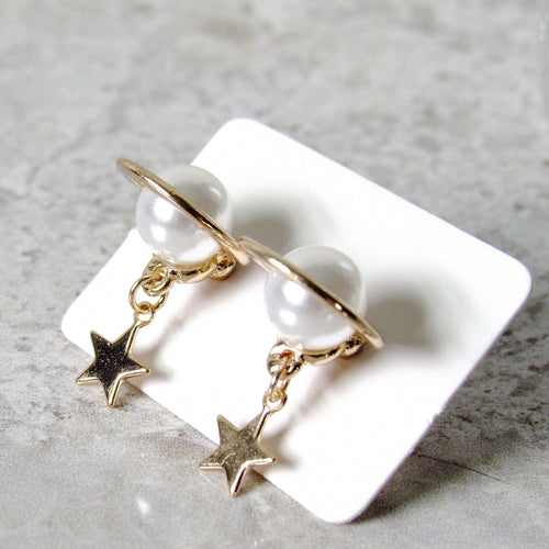 Starry Saturn Earrings (Gold & Silver)