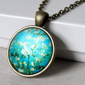 Van Gogh "Almond Blossoms" Necklace