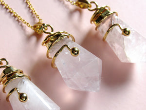 Twilight Rose Quartz Necklaces