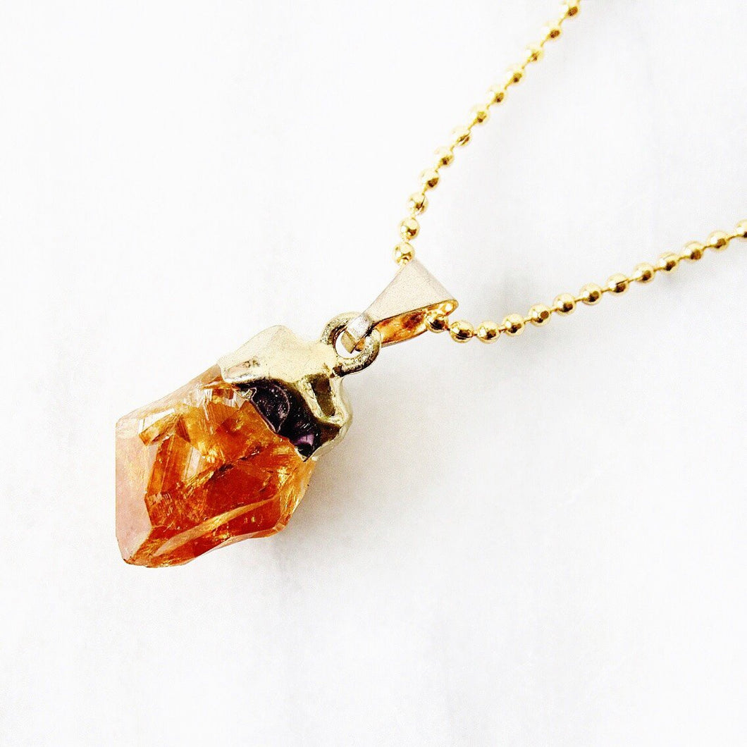 Citrine Point Chokers