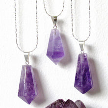 Load image into Gallery viewer, Chandelier Amethyst Necklaces