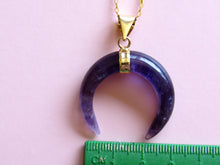 Load image into Gallery viewer, Amethyst Moon Necklaces