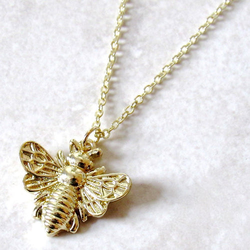 Golden Bee Necklaces