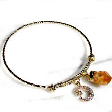 Load image into Gallery viewer, Golden Stardust Citrine Bangles