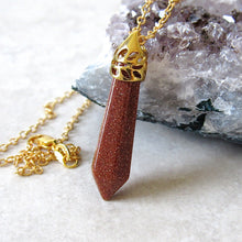 Load image into Gallery viewer, (On Sale!) Goldstone Necklaces