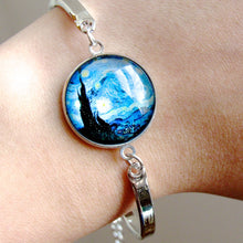 Load image into Gallery viewer, Van Gogh &quot;The Starry Night&quot; Bracelet