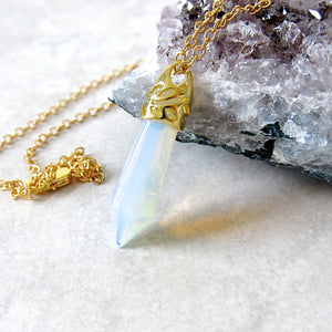 Opalite Stone Necklaces