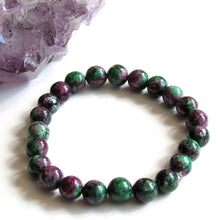 Load image into Gallery viewer, (New!) Ruby Zoisite Stone Bracelets