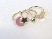Load image into Gallery viewer, Starry Night Midi Ring Set (3pc)
