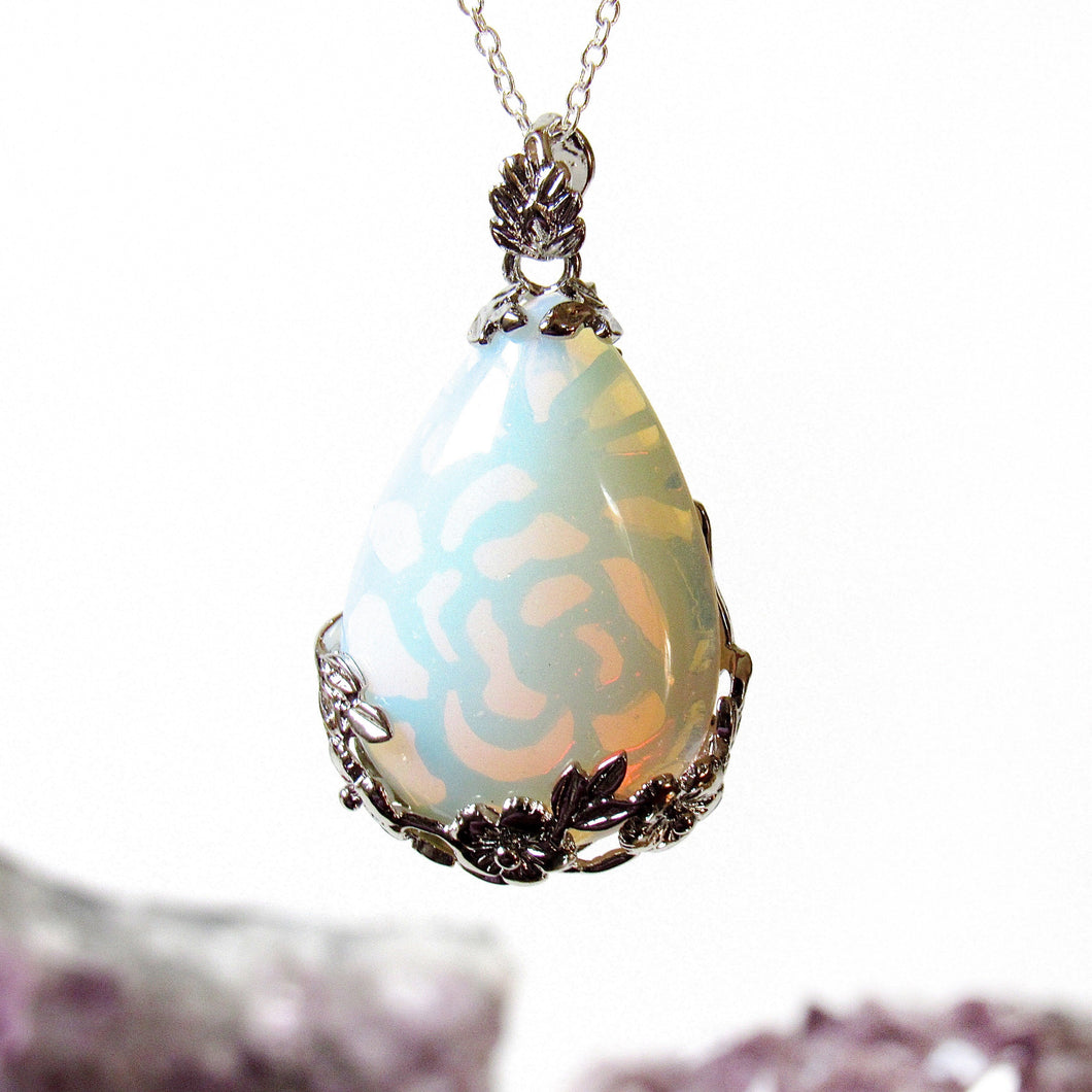 Blooming Opalite Necklaces