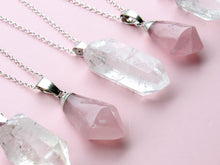 Load image into Gallery viewer, Clear Quartz Crystal Necklaces