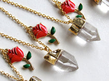 Load image into Gallery viewer, Crystallized Rose Necklaces