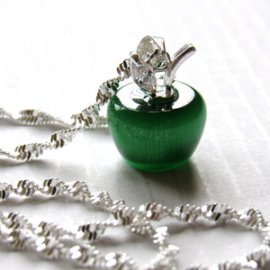 Green Apple  Necklace
