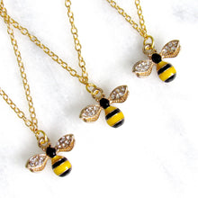 Load image into Gallery viewer, (New!) Buzzing Bumblebee Necklaces