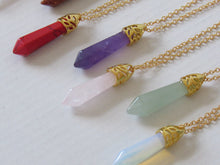 Load image into Gallery viewer, Rose Quartz Stone Necklaces