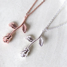Load image into Gallery viewer, &quot;Everlasting Love&quot; Rose Necklaces