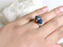 Load image into Gallery viewer, Lapis Lazuli Bullet Rings