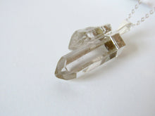 Load image into Gallery viewer, Double Quartz Point Necklaces (Silver)