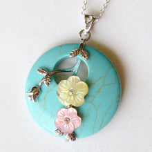 Load image into Gallery viewer, (New!) Blossoming Turquoise Necklaces