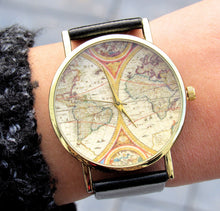 Load image into Gallery viewer, (On Sale!) Around the World Map Watch