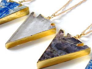 Lapis Lazuli Arrowhead Necklaces
