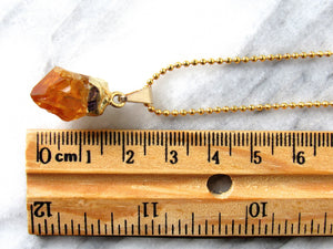 Citrine Point Chokers