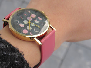 (On Sale!) Lunar Phases Watch (5 Strap Colors Available)