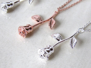 "Everlasting Love" Rose Necklaces