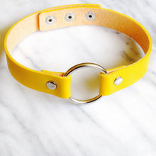 Load image into Gallery viewer, Yellow Hoop Choker
