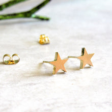 Load image into Gallery viewer, Gold Star Earrings