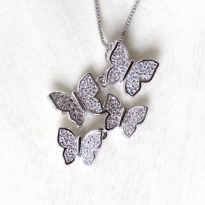 Fluttering Butterfly Necklaces