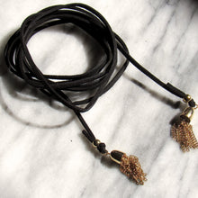 Load image into Gallery viewer, Tassel Suede Choker