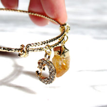 Load image into Gallery viewer, Golden Stardust Citrine Bangles