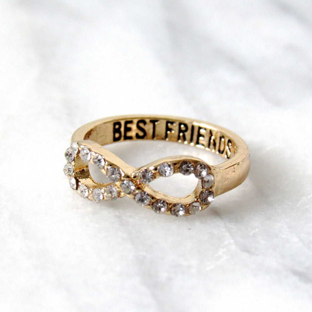 Gold Friends for Life Rings
