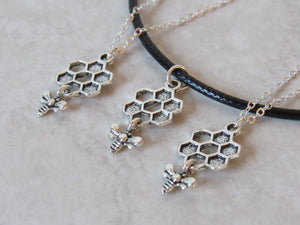 Buzzing Honeycomb Necklaces