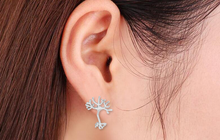 Load image into Gallery viewer, Silver Neuron Earrings
