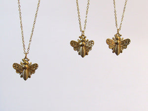 Golden Bee Necklaces