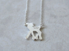 Load image into Gallery viewer, Silver Bambi Necklace