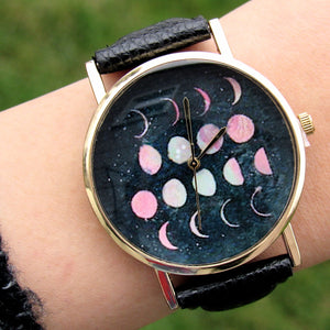 (On Sale!) Lunar Phases Watch (5 Strap Colors Available)