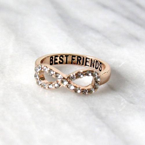 Rose Gold Friends for Life Rings