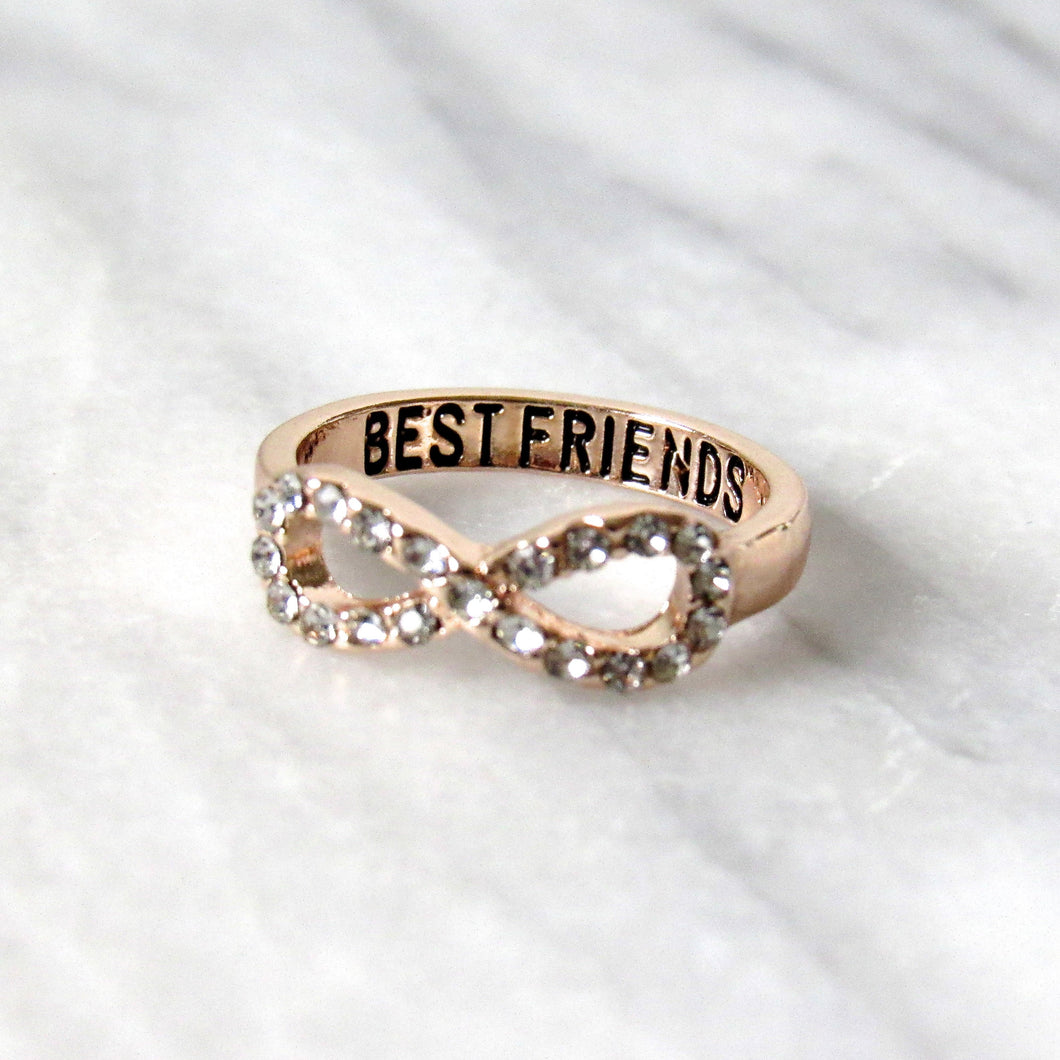 Rose Gold Friends for Life Rings