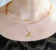 Load image into Gallery viewer, Wrapped Dragonfly Collar Chokers